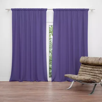 Závěs Sablio Závěs Purpurová: 2ks 140x250cm