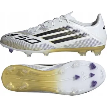 Míčový sport Kopačky adidas F50 League FG/MG FG Jr JI0005 bílé 44 2/3