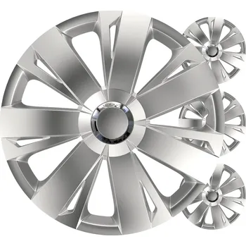 Poklice na kolo Poklice Energy 16” stříbrná sada 4ks COLOR BOX