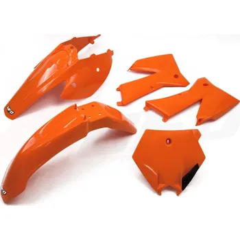 UFO kompletní sada plastů KTM SX / SXF 05-06 barva (oranžová) (KT503E999) (UFO kompletní sada plastů KTM SX / SXF 05-06 barva (oranžová) (KT503E999))
