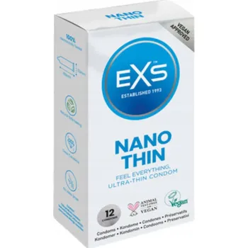 Ultra tenké kondomy Exs Nano Thin 12 Ks