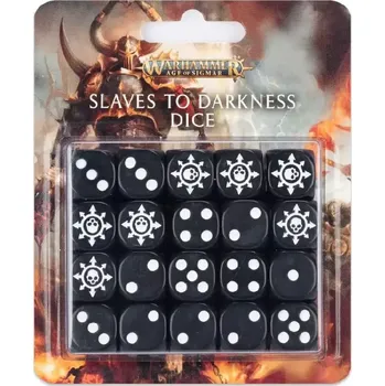 Příslušenství k deskovým hrám Warhammer AoS - Dice Set: Slaves to Darkness (English; NM)