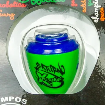 Jojo SHORT CIRCUIT - spintop (Energia) - žonglovací káča na triky od yoyofactory Barva: Zelená