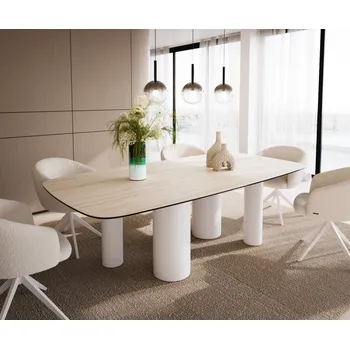 Jídelní stůl Jídelní stůl Edge Boot 240x120 keramický travertin přírodní