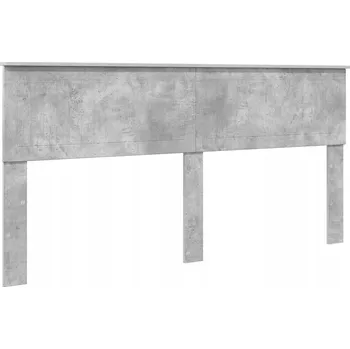 Čelo postele s čelo Betonově šedá 180 cm Kompozitní dřevo