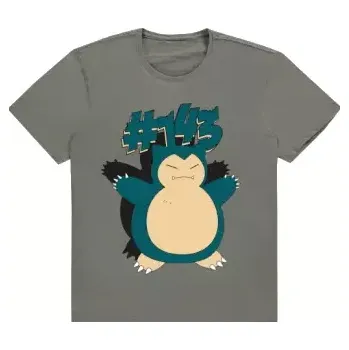 Pánské tričko Pokémon - Snorlax (S) - Men's Short Sleeved T-shirt (English; NM)