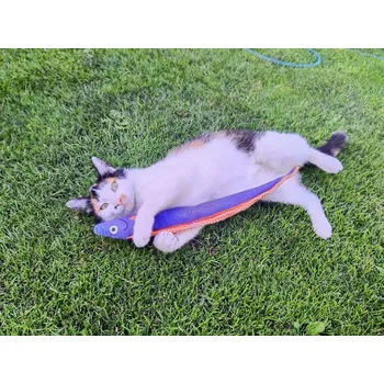 Hračka pro kočku Úhoř s kozlíkem lékařským