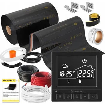 Topná rohož SADA INFRAČERVENÉ Vyhřívací Podložka Fólie FÓLIÍ 3,5 m² 160 W