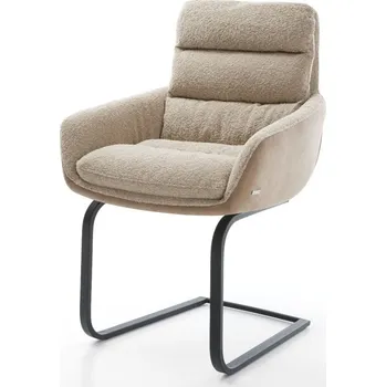 Jídelní židle Jídelní židle Abelia-Flex s područkami mix materiálů béžová