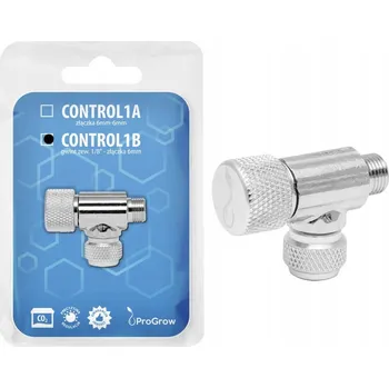 Ventil Precizní jehlový ventil ProGrow vnější závit 1/8"