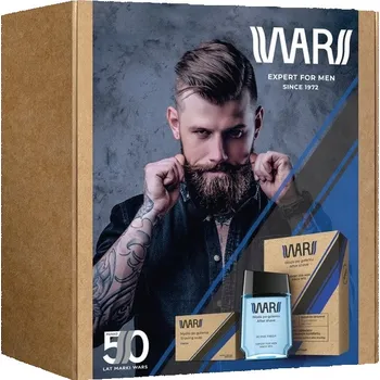Dárková sada WARS BARBER Active Fresh mýdlo na holení + voda po holení