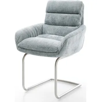 Jídelní židle Jídelní židle Abelia-Flex s područkami žinylka pastelově modrá