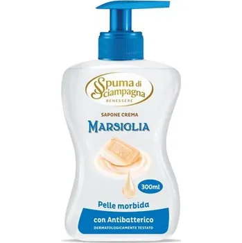 Spuma di Sciampagna Marsiglia tekuté mýdlo na ruce a obličej 300 ml