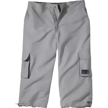 Pánské kalhoty Atlas For Men 3-4 kapsáče Oahu z mikrovlákna, Šedá , Velikost 5XL D0158