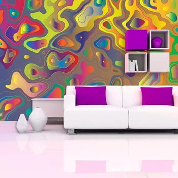 Tapeta Sablio Tapeta Barevné skvrny - 125x75 cm