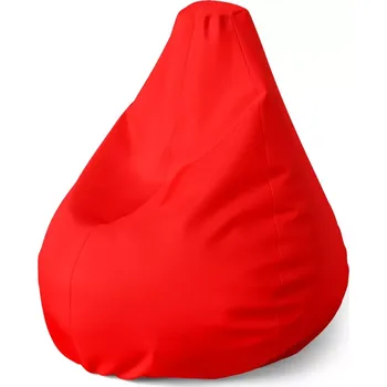 Sedací pytel Sablio Sedací vak Pear Červená - 70 x 95 x 15 cm