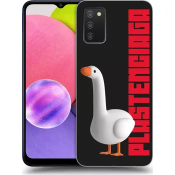 Pouzdro na mobilní telefon Picasee silikonový průhledný obal pro Samsung Galaxy A03s A037G - Kiky Ricky