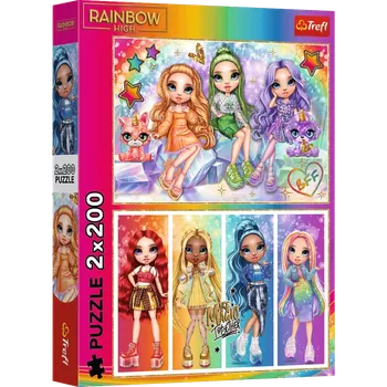 Puzzle Puzzle Rainbow High 2x200 dílků