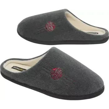 Pánské pantofle Atlas For Men Pantofle na zimu zateplené fleecem, Šedá , Velikost 45 N7146