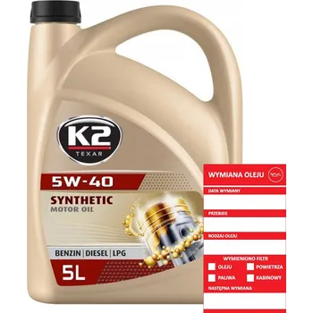 Motorový olej Motorový olej K2 5 l 5W-40