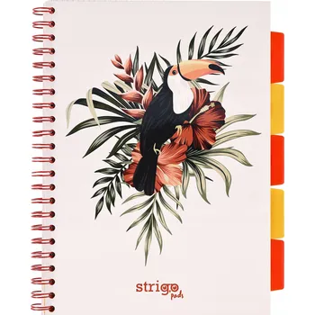 Sešit Sešit A4 s mřížkou Strigo, 100 listů