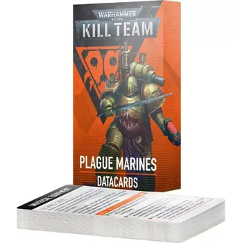 Příslušenství k deskovým hrám Warhammer 40k Kill Team - Datacards: Plague Marines (English; NM)