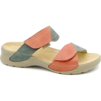 Dámská obuv Medistyle Dámská zdravotní pantofel Jorga Barva: Šedo-oranžová, Velikost EU: 42