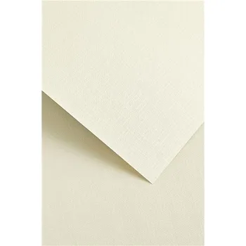 Papír Galeria papieru Designový papír A4 Ryps, 180 g, krémový, 20 ks