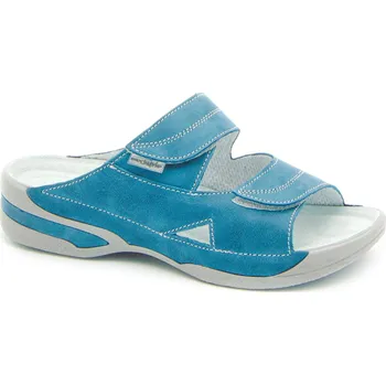 Dámské pantofle MEDISTYLE zdravotní dámská pantofel LUCY Barva: Tyrkys, Velikost EU: 39