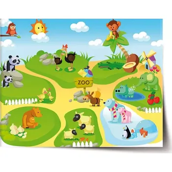 Plakát Sablio Plakát Dětský motiv 3 - 90x60 cm