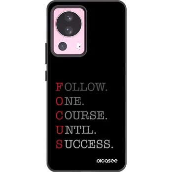 Pouzdro na mobilní telefon Picasee silikonový černý obal pro Xiaomi 13 Lite - Focus