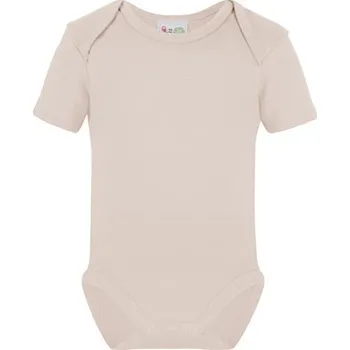 Kojenecký body Link Kids Wear Dětské body s krátkým rukávem X946 Natural 50-56