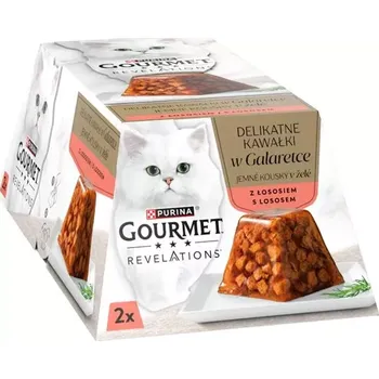 Pro kočku Gourmet Revelations s lososem v želé 2 x 57 g