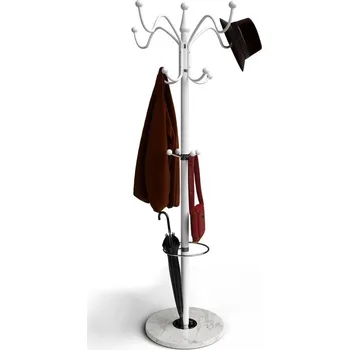 Věšák Casaria 109698 věšák na šaty stojací 173 cm bílý