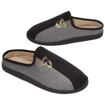 Pánské pantofle Atlas For Men Pantofle z umělého semiše zateplené fleecem Šedá Velikost 40