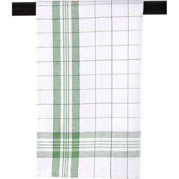 Utěrka Kuchyňská utěrka Diana 45x65cm Zelená savá bavlna s kostkovaným Utěrka
