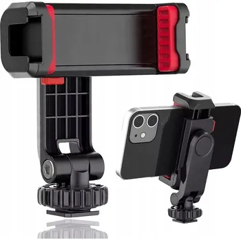 Stativ DRŽÁK ADAPTÉR NA TELEFON PRO STATIV SELFIE TYČ 1/4 OTOČNÝ 360 ST-06S