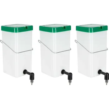 Hračka pro psa KIK KX2983 Napáječka pro králíky a hlodavce, 1l napaječka, sada 3 kusů