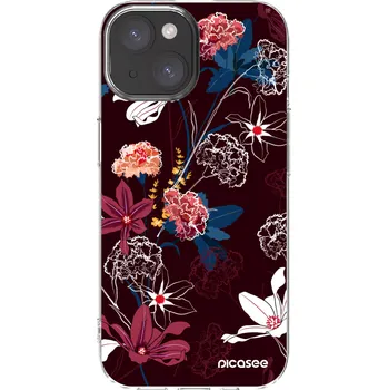 Pouzdro na mobilní telefon Picasee silikonový průhledný obal pro Apple iPhone 15 - Dark Meadow