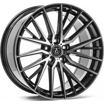 Alu kolo AXE Alu Kola Axe Ex40 10.5x22 5x127 ET40 Gloss Black & Polished 72.6