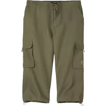 Atlas For Men Tříčtvrteční kapsáče Travel z mikrovlákna, Khaki, Velikost M L4135
