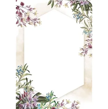 Kancelářský papír Galeria papieru Diplom A4 - motiv květinový vzor, 170 g/m2, 25 ks