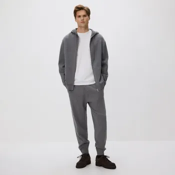 Pánské kalhoty Reserved - Tepláky s vysokým podílem viskózy - středně šedá - 103FR-85M - 103FR-85M-L