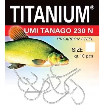 Rybářský háček Háčky s protihrotem Robinson Titanium Umi Tanago 230N, 10 ks