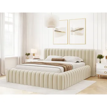 Postel Carilla postel + kovový rám/plynový píst/kontejner 160x200