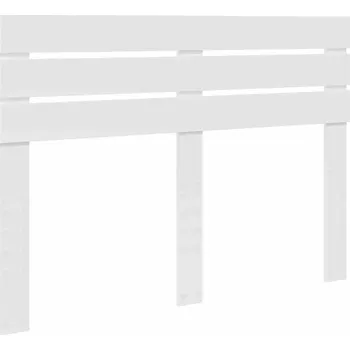 Čelo postele s čelo Bílá 160 cm Kompozitní dřevo