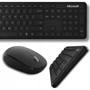 Klávesnice Bezdrátová klávesnice Microsoft membránová černá s numerickým blokem