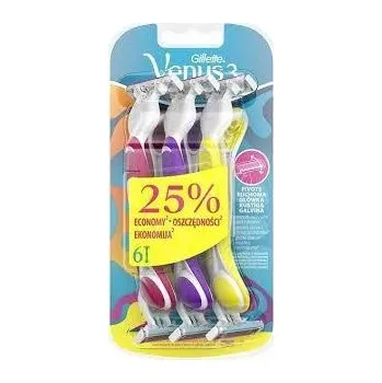 Holítko GILLETTE VENUS SIMPLY3 PLUS POHOTOVÁ HOLÍTKA 6 KS