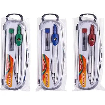 Kružítko KRUŽÍTKO KEYROAD, KOVOVÉ, V POUZDRU S GRAFITEM, MIX