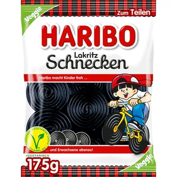Bonbon Haribo Lakritz Schnecken 175g